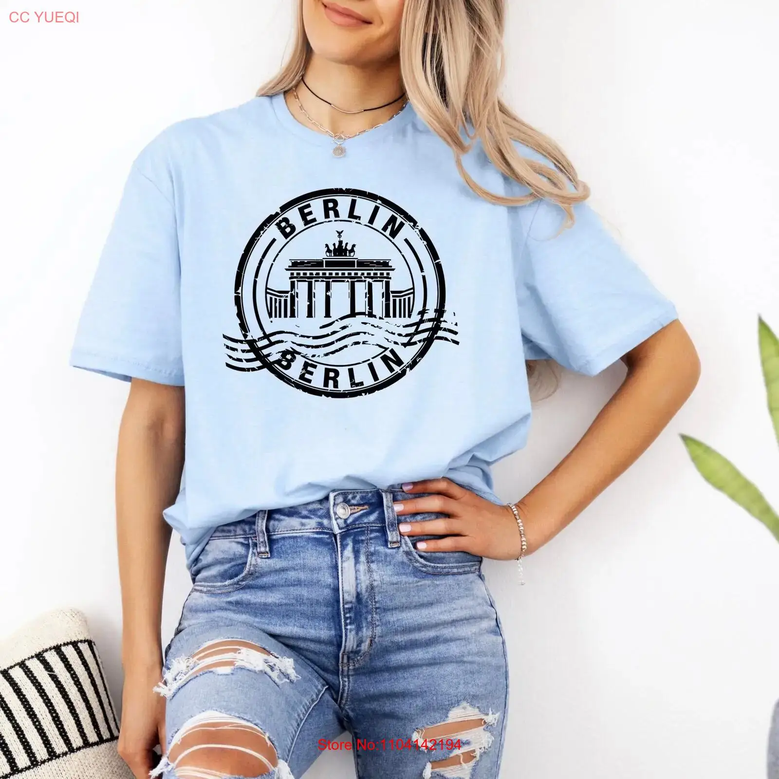 Vintage Fashion Berlin - Berlin Passport Stamp T Shirt Retro