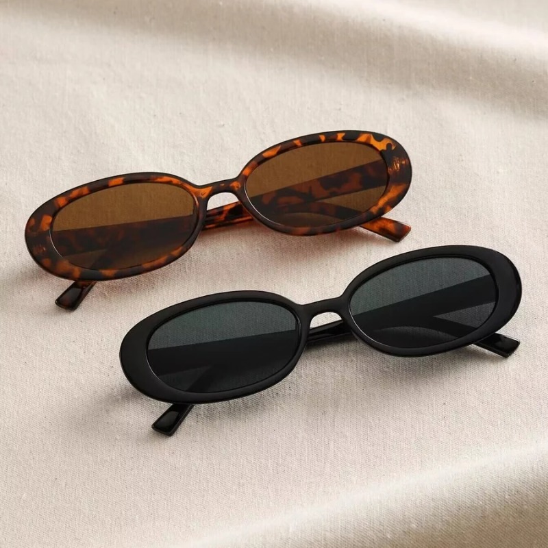 Vintage Fashion Design - Vintage Oval Sunglasses Women Luxury Brand