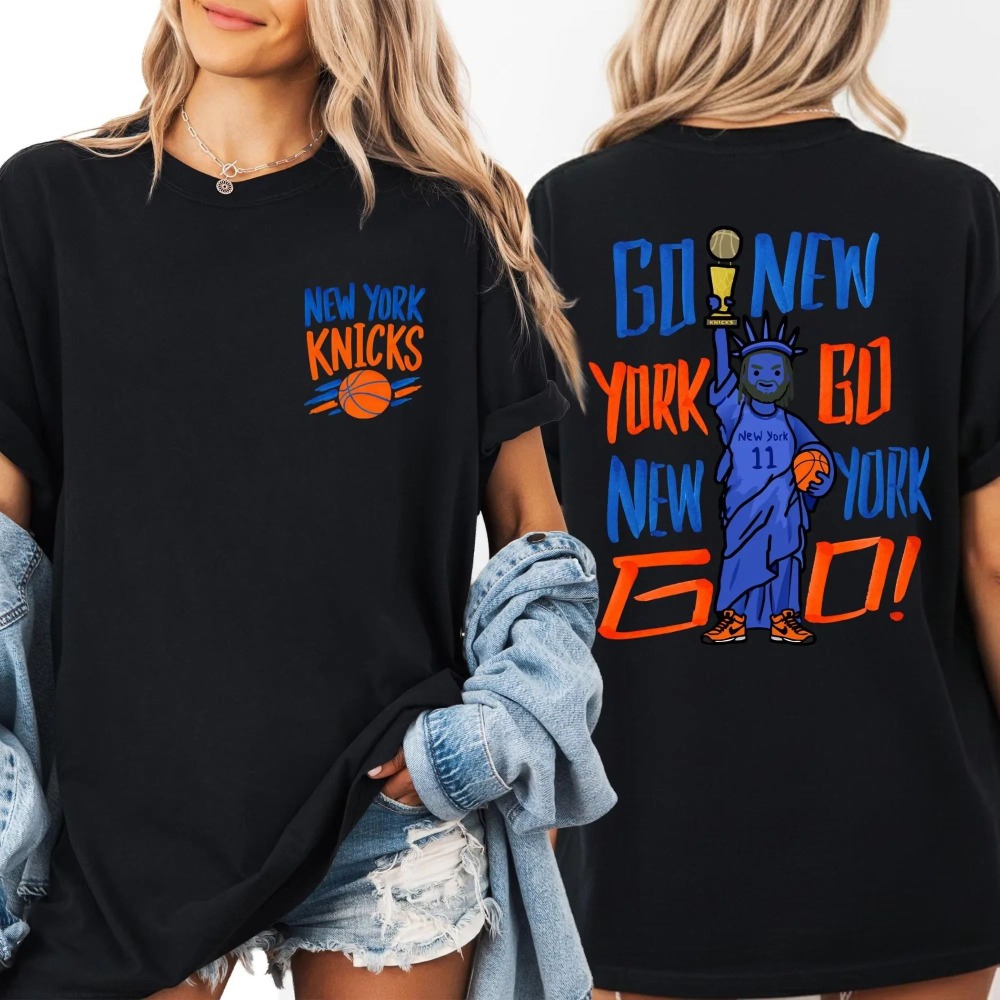 Vintage Fashion Nyc - Vintage NYC Basketball Statue Graphic Double