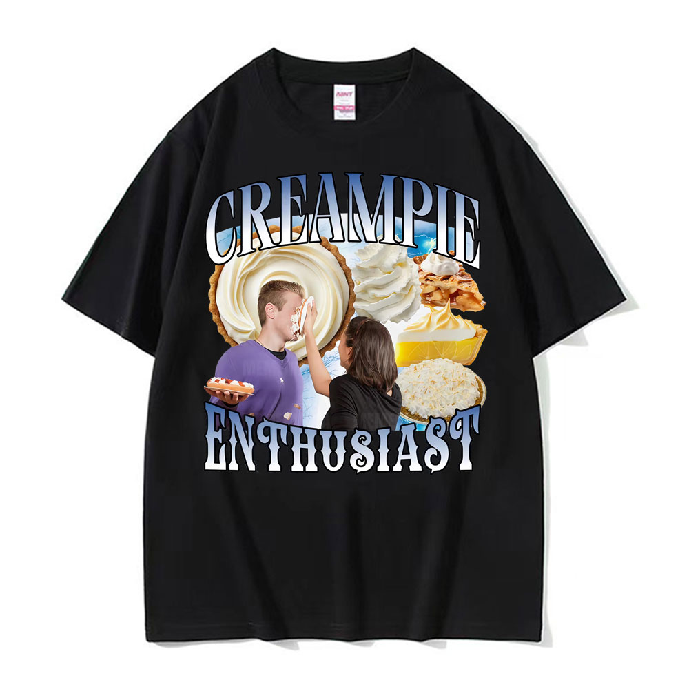 Vintage Fashion Enthusiasts - Funny Cream Pie Enthusiast Meme Graphic