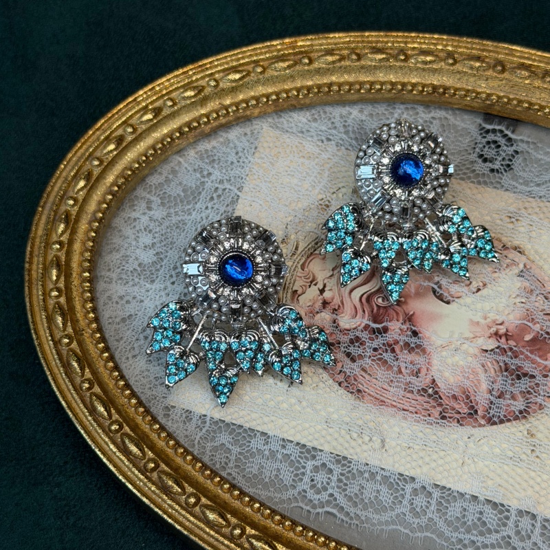 Vintage Blue Snowflake Pearl R – Vintage Fashion Jewelry Brands Bewertung und Preis