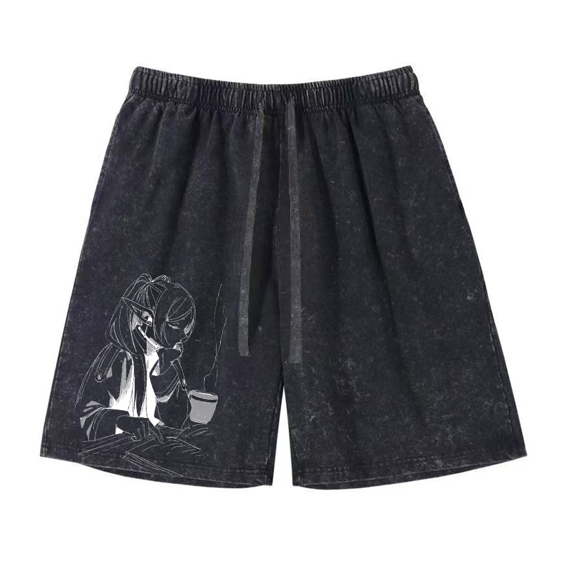 Anime Frieren Shorts Vintage W – Vintage Fashion Tv Bewertung und Preis