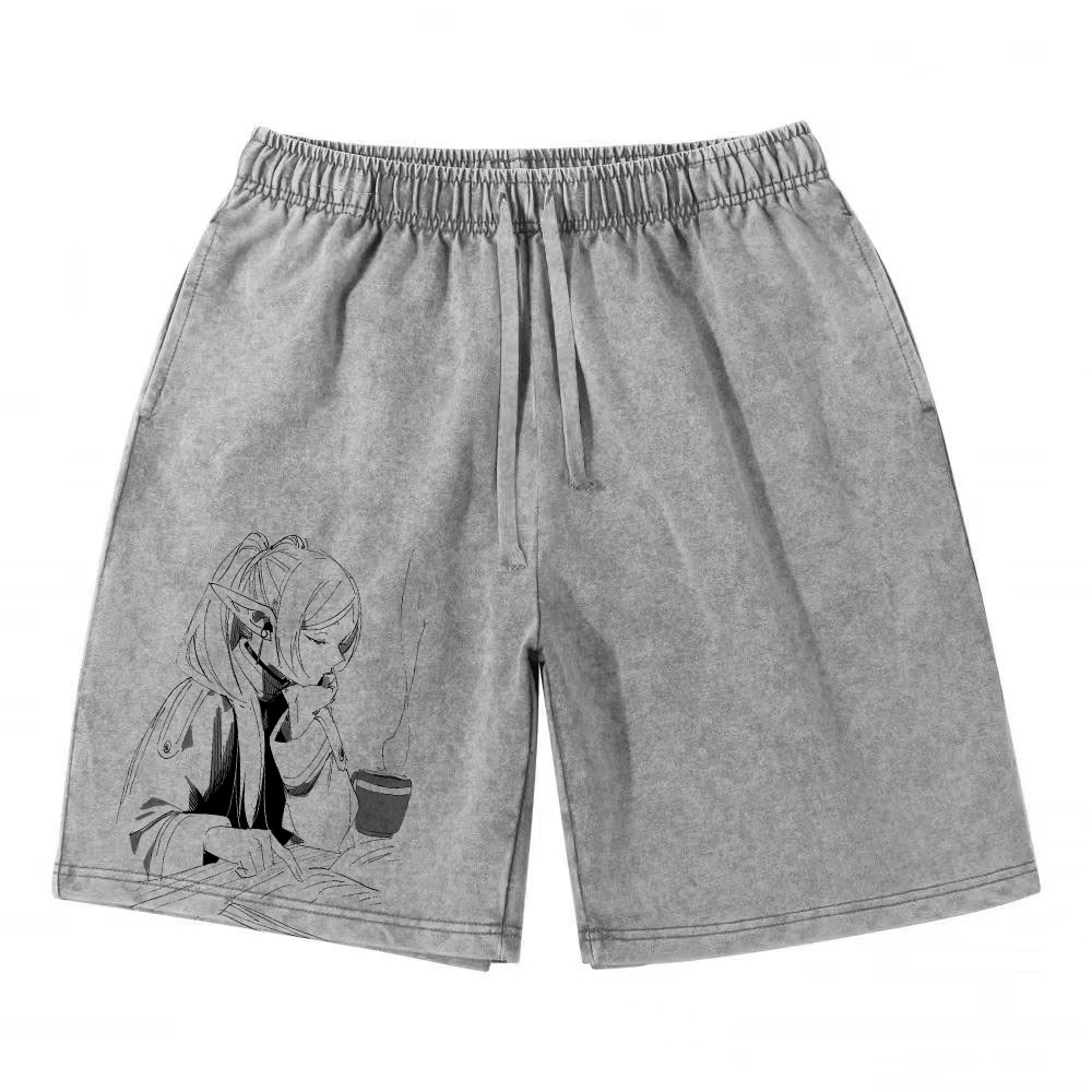 Anime Frieren Shorts Vintage W – Vintage Fashion Tv Bewertung und Preis