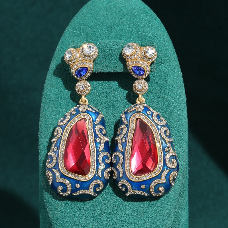 Vintage Alien Red Crystal Blue – Vintage Fashion Jewelry Brands Bewertung und Preis