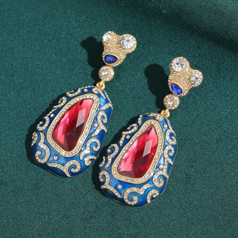 Vintage Alien Red Crystal Blue – Vintage Fashion Jewelry Brands Bewertung und Preis