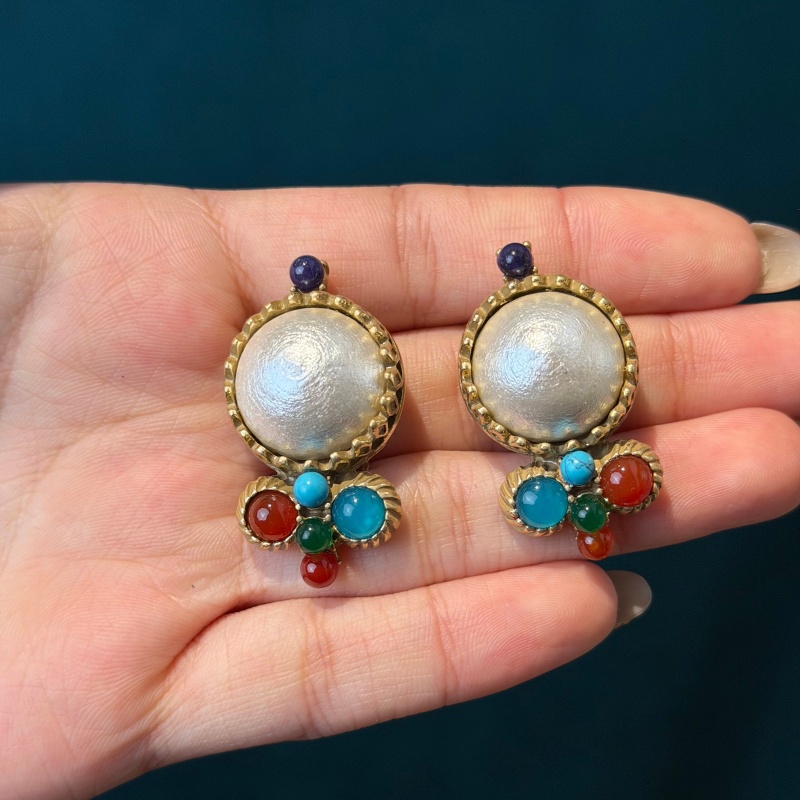 Vintage Cotton Half Ball Pearl – Vintage Fashion Jewelry Brands Bewertung und Preis