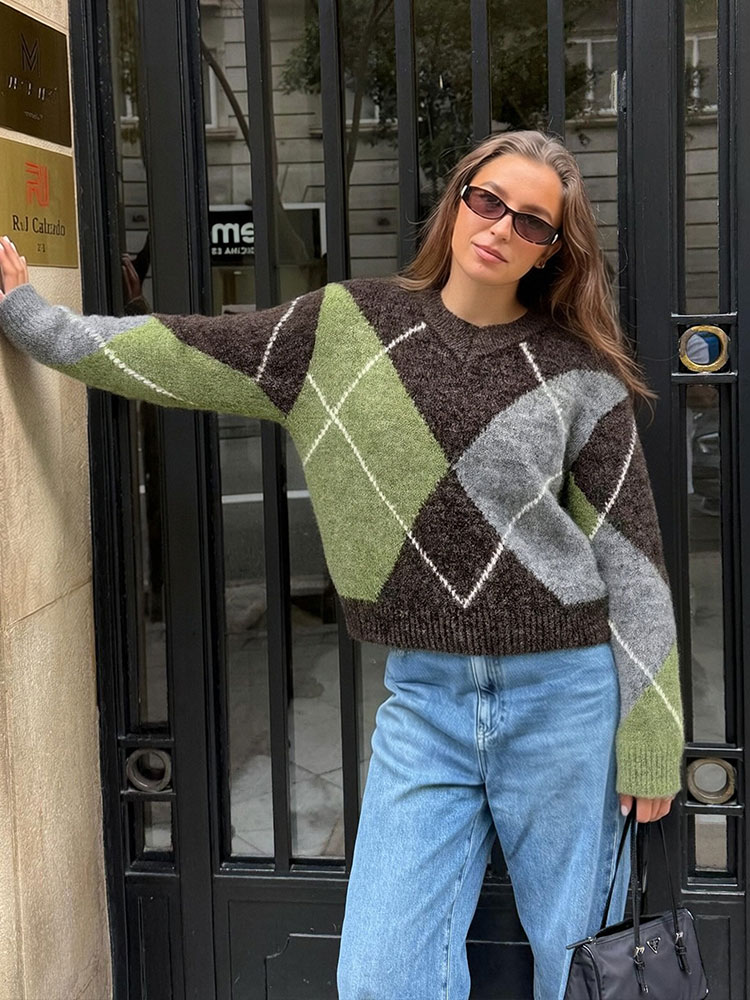 HH Women Fashion Argyle Knitte – Vintage Fashion Trends 2026 Bewertung und Preis
