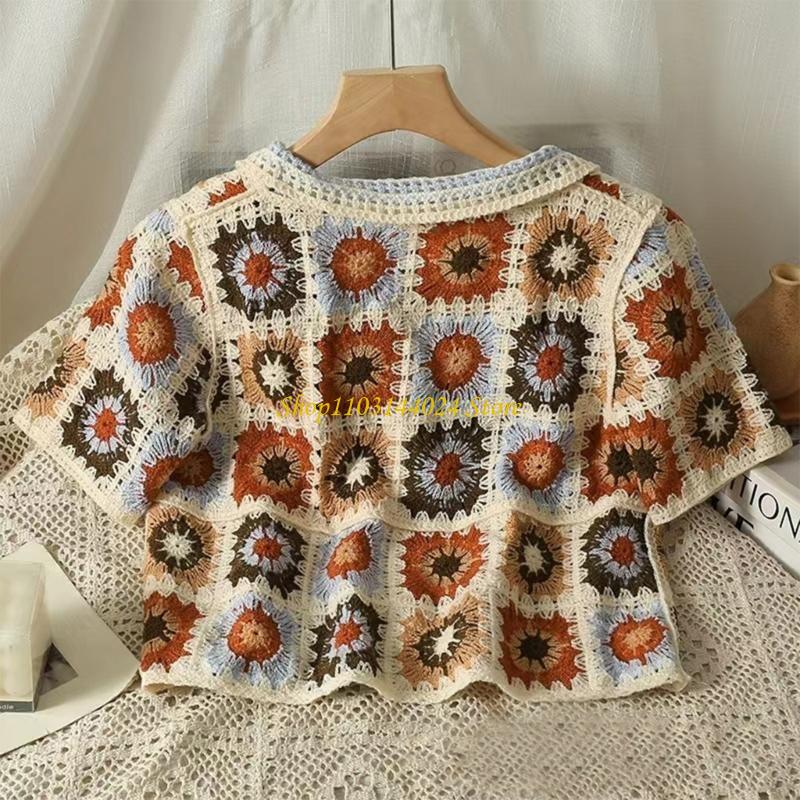 N5KE Crochet Short Sleeve Crop – Crop Cardigan Vintage Bewertung und Preis