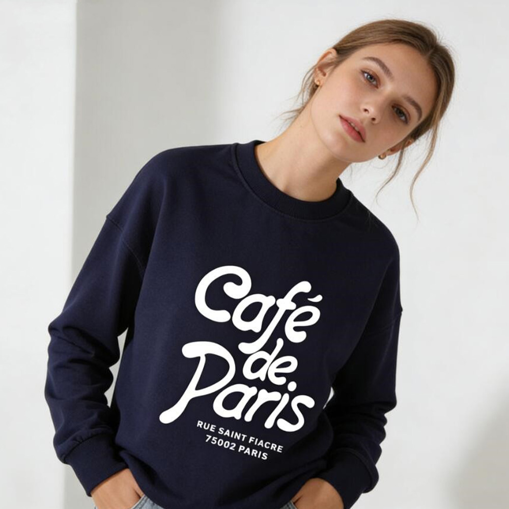 Cafe de Paris Letters Printing – Vintage Fashion Paris Bewertung und Preis