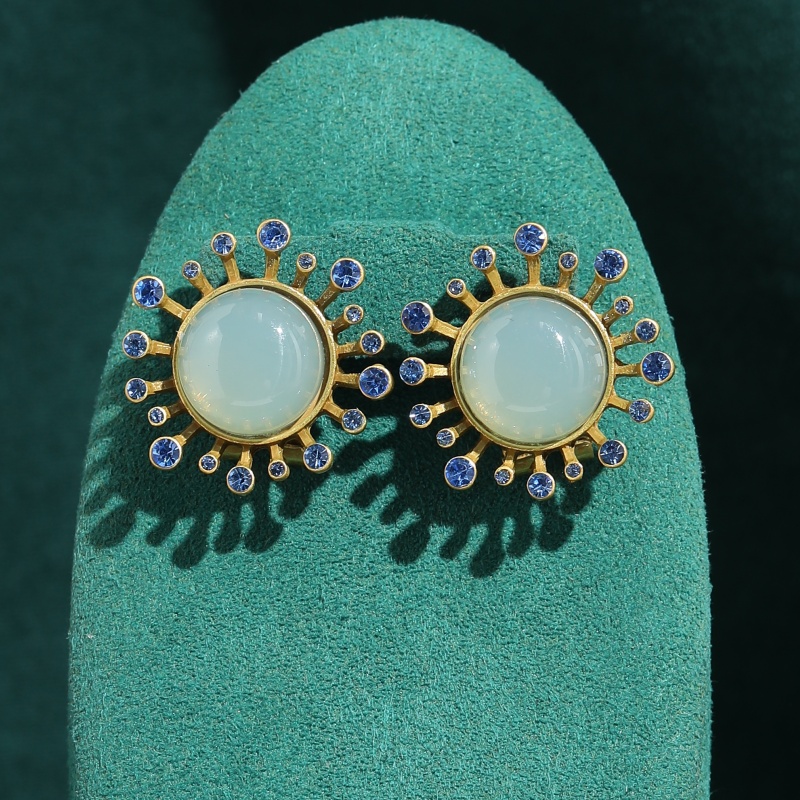 Vintage Green Agate Earrings A – Vintage Fashion Jewelry Brands Bewertung und Preis