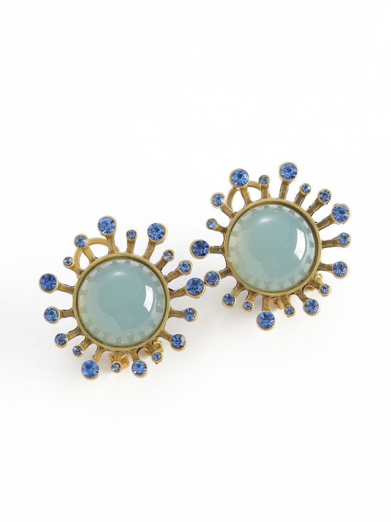 Vintage Green Agate Earrings A – Vintage Fashion Jewelry Brands Bewertung und Preis