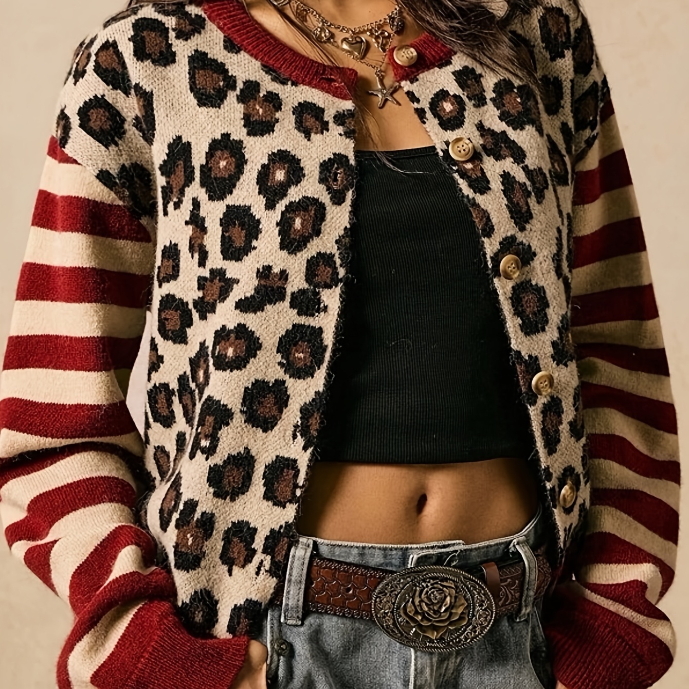 Women Crew Neck Button Front C – Crop Cardigan Vintage Bewertung und Preis