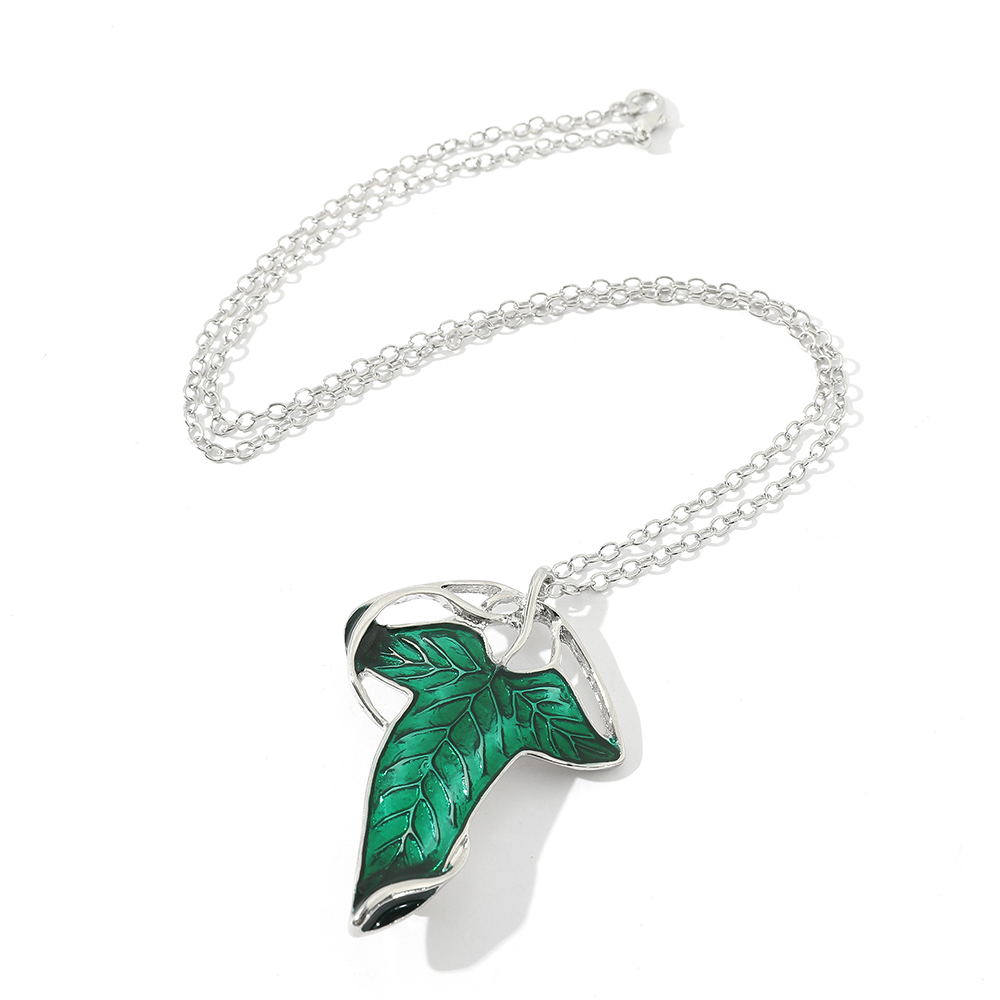 Vintage Green Leaf Pendant Nec – Vintage Fashion Tv Bewertung und Preis