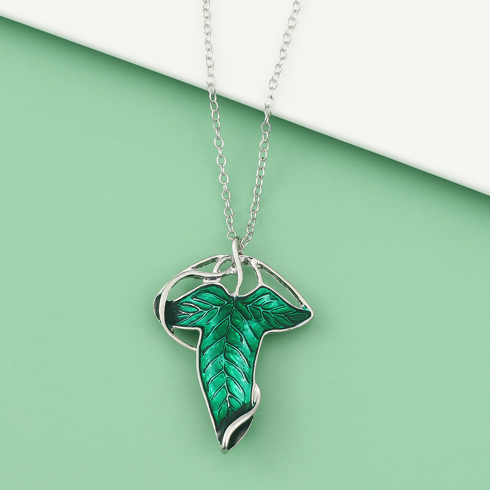 Vintage Green Leaf Pendant Nec – Vintage Fashion Tv Bewertung und Preis