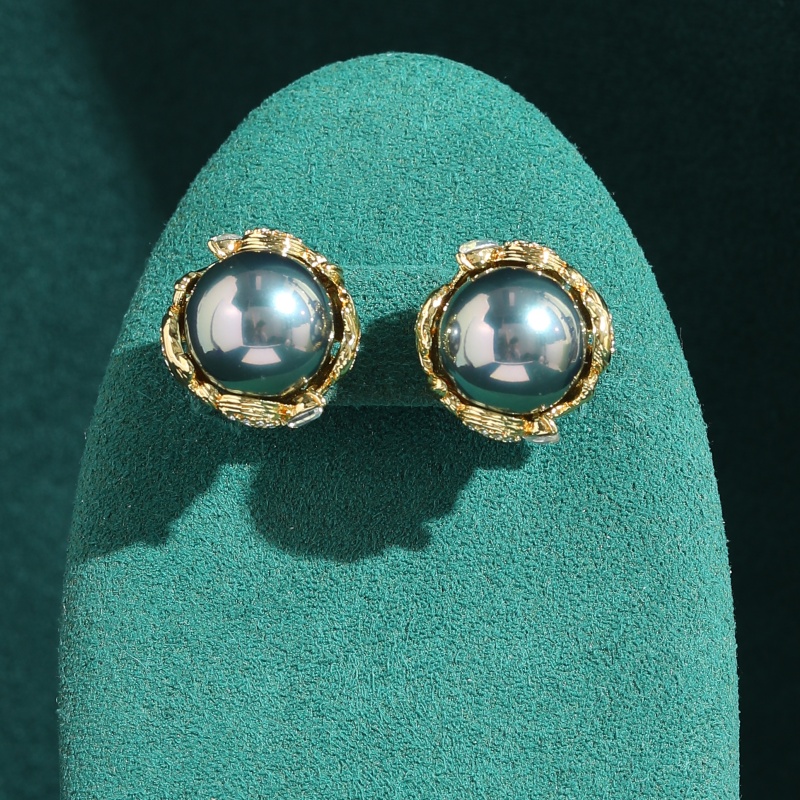 Vintage Grey Pearl Earrings Fo – Vintage Fashion Jewelry Brands Bewertung und Preis
