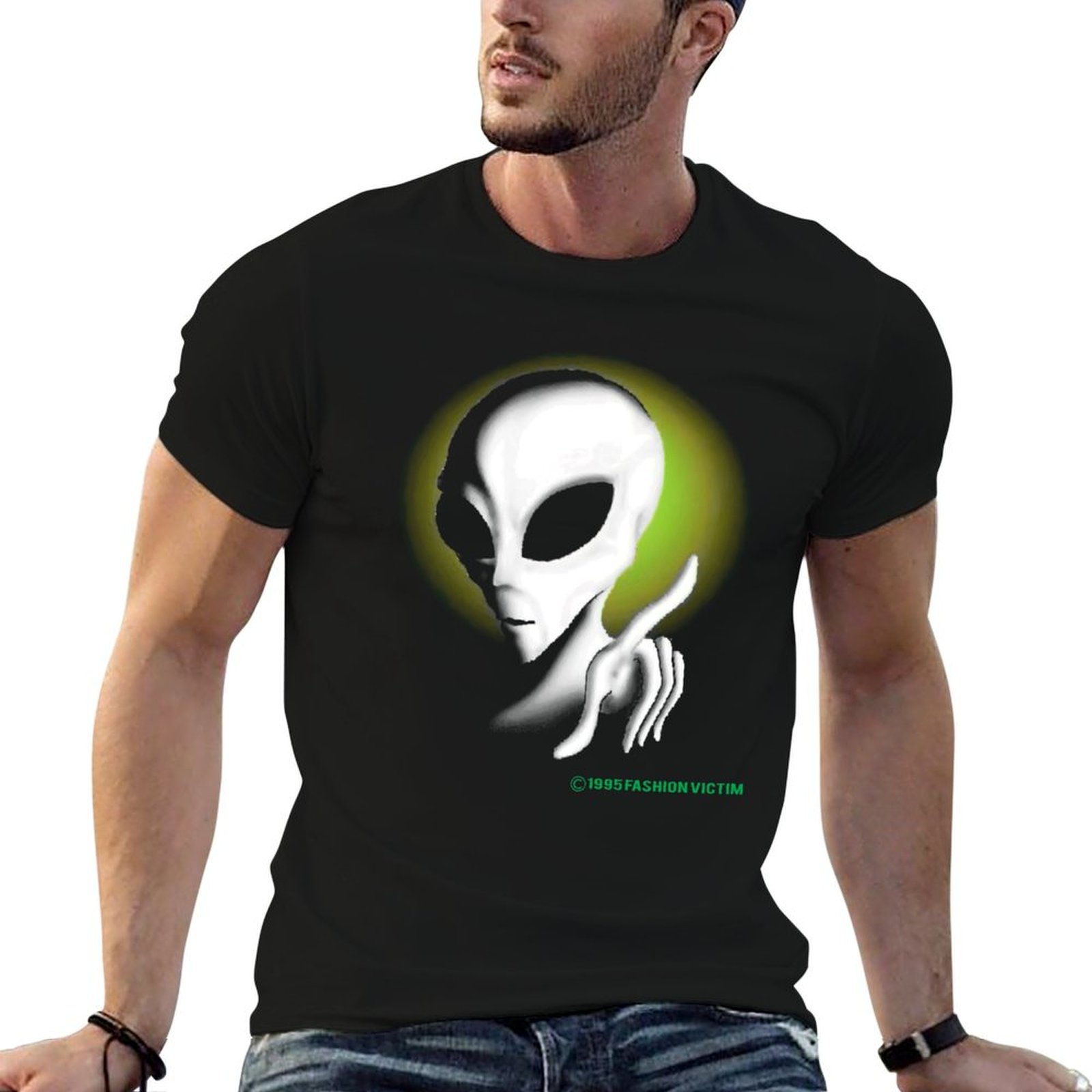 1995 ALIEN Vintage Glow In The – Vintage Fashion Victim Shirt Bewertung und Preis