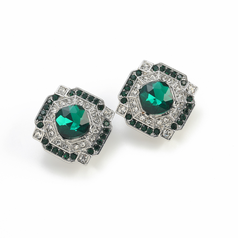 Vintage Square Emerald Crystal – Vintage Fashion Jewelry Brands Bewertung und Preis