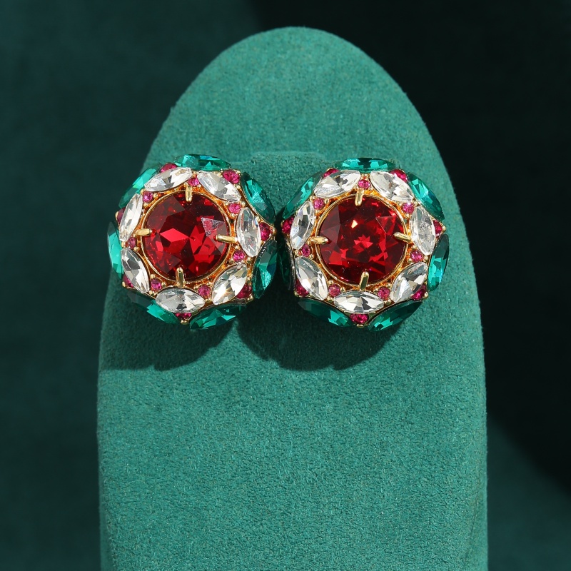 Vintage Red Crystal White Zirc – Vintage Fashion Jewelry Brands Bewertung und Preis