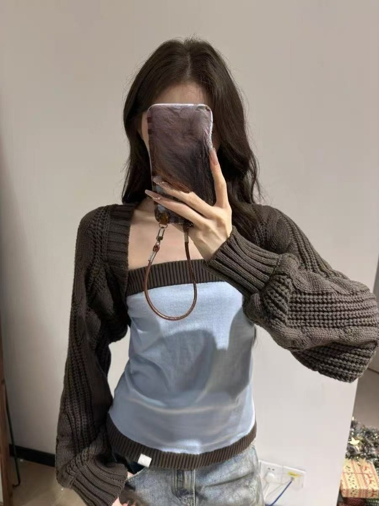 Y2k Aesthetic Two Pieces Set K – Crop Cardigan Vintage Bewertung und Preis
