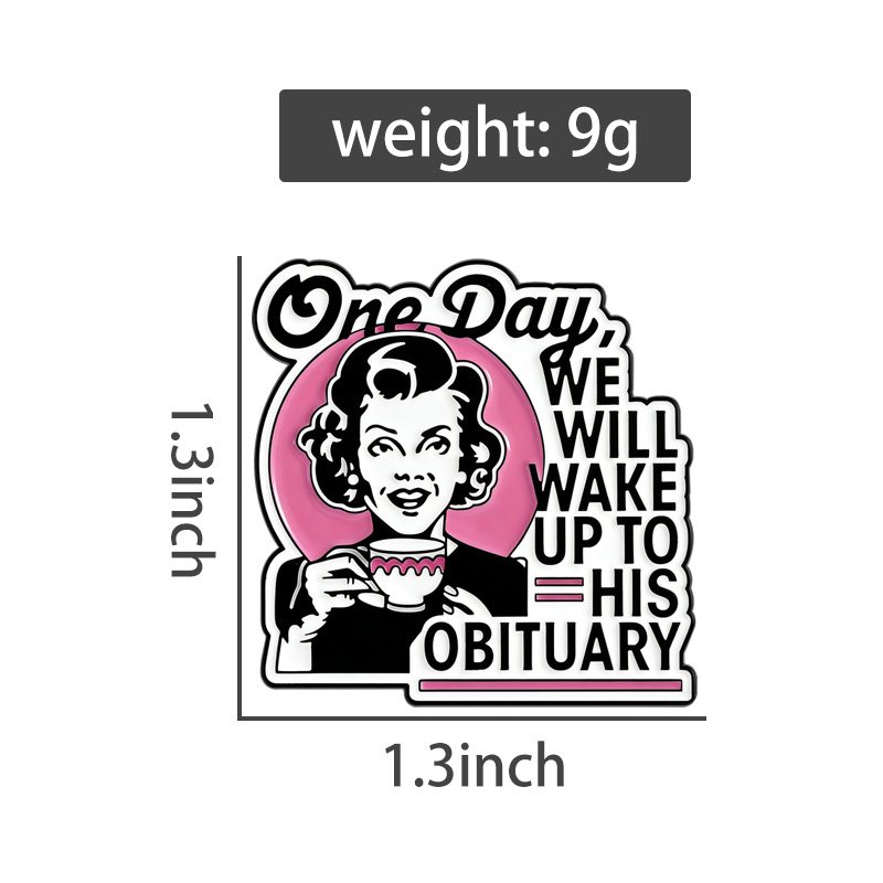 Dark Humor Housewife Pin Sarca – Vintage Fashion Obituaries Bewertung und Preis
