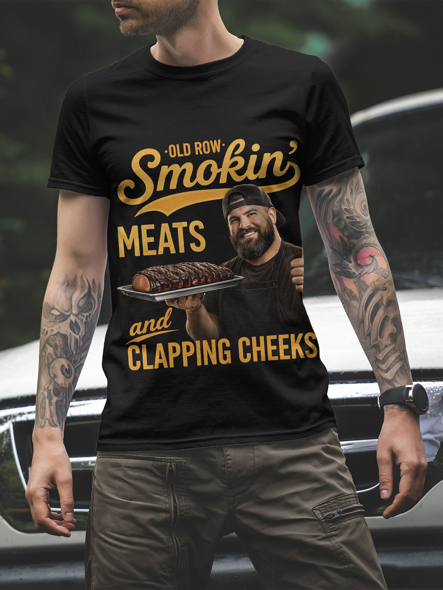 BBQ Enthusiast Graphic Tee Vin – Vintage Fashion Enthusiasts Bewertung und Preis