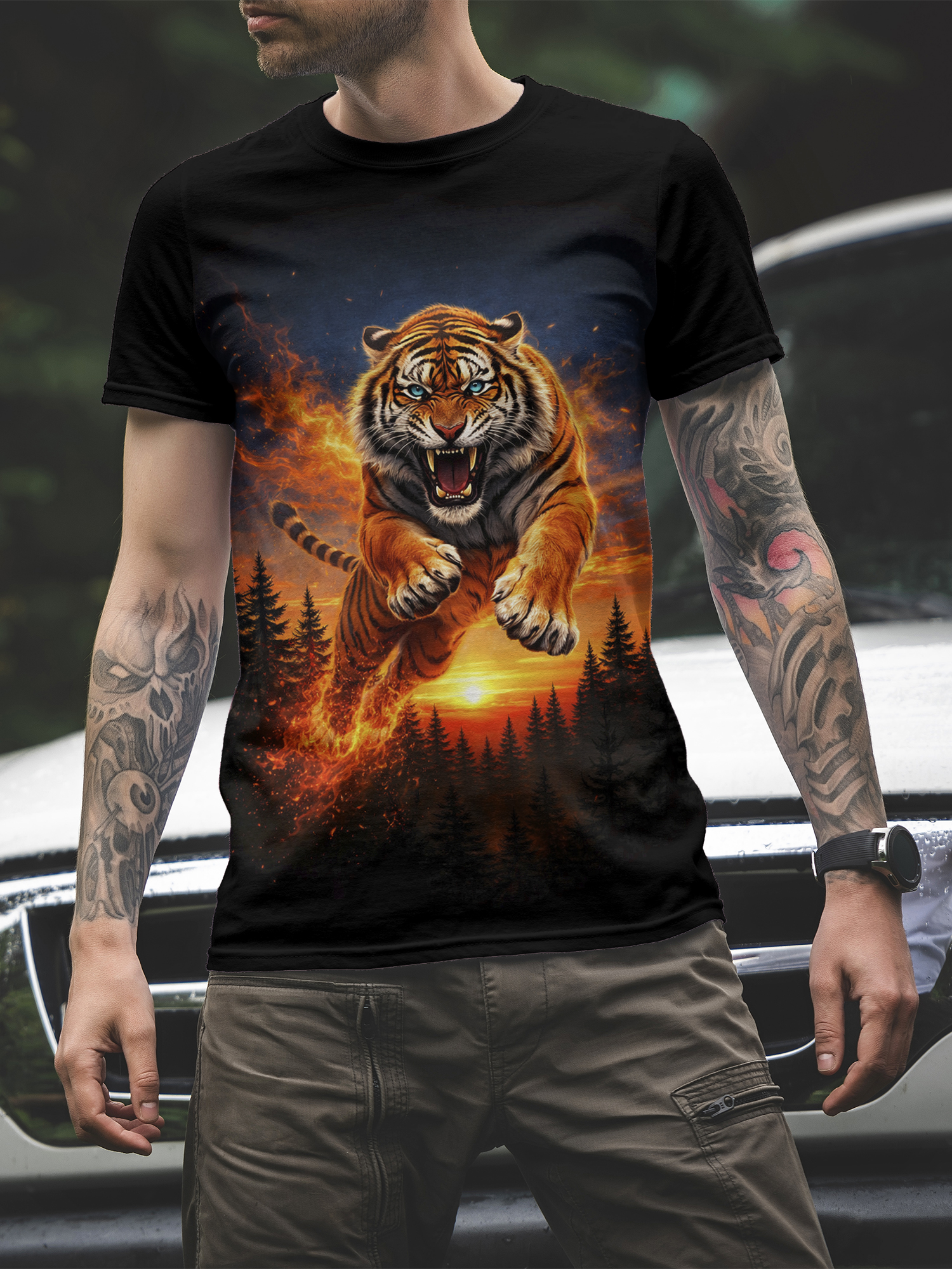 BBQ Enthusiast Graphic Tee Vin – Vintage Fashion Enthusiasts Bewertung und Preis