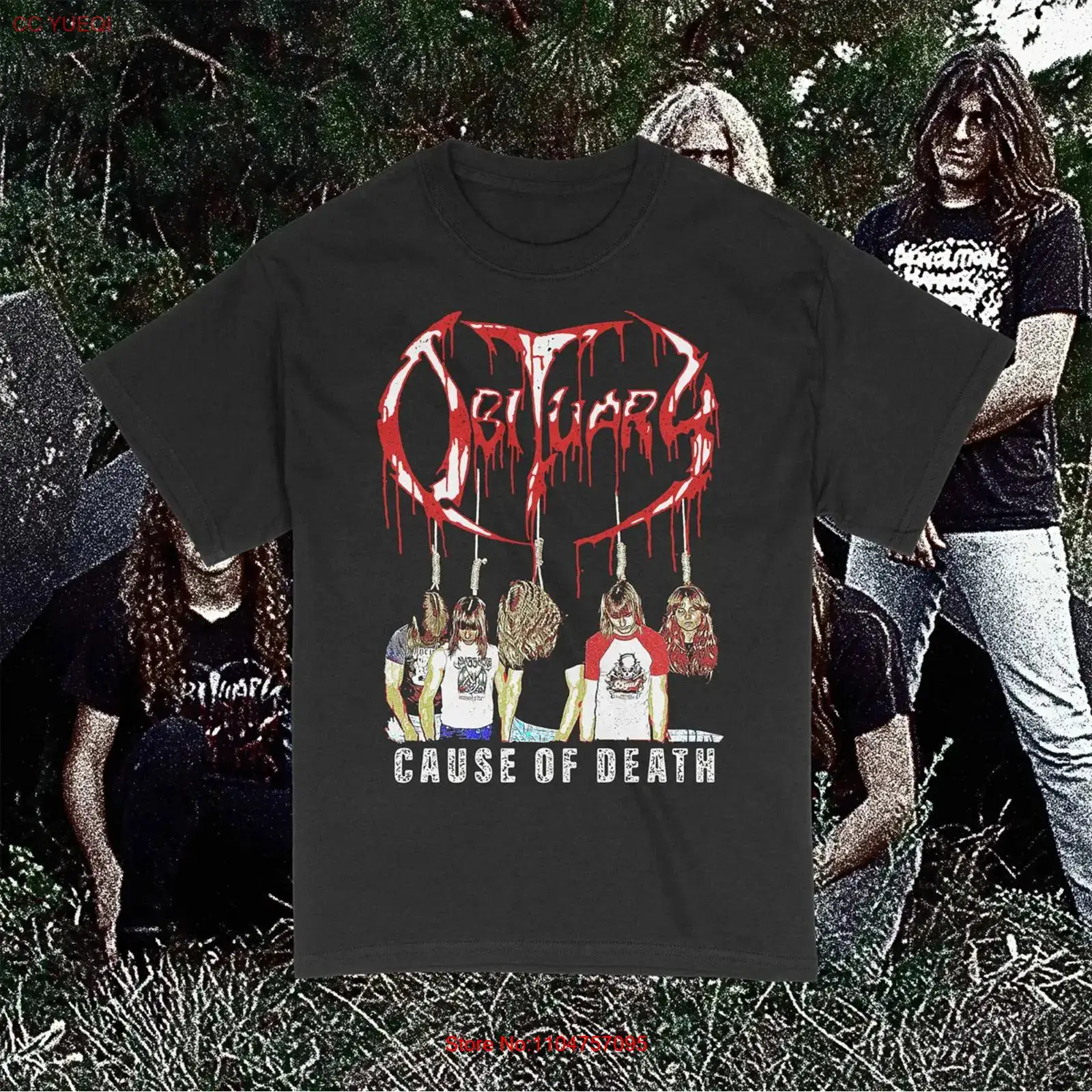 Obituary Band Cause Of Death T – Vintage Fashion Obituaries Bewertung und Preis