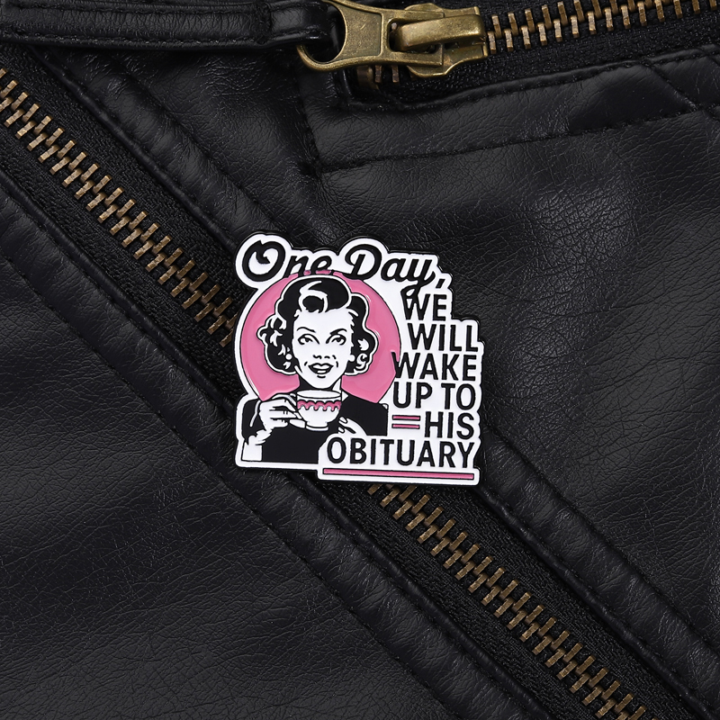 Dark Humor Housewife Pin Sarca – Vintage Fashion Obituaries Bewertung und Preis
