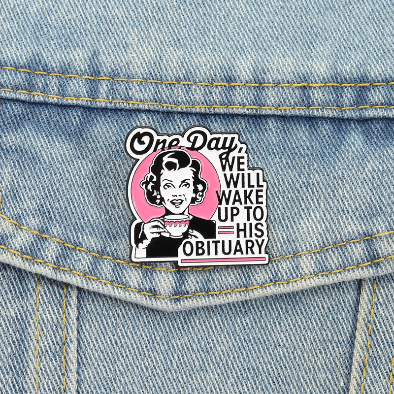 Dark Humor Housewife Pin Sarca – Vintage Fashion Obituaries Bewertung und Preis