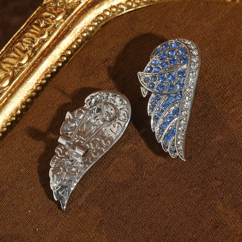 Vintage Angel Wing Blue Earrin – Vintage Fashion Jewelry Brands Bewertung und Preis