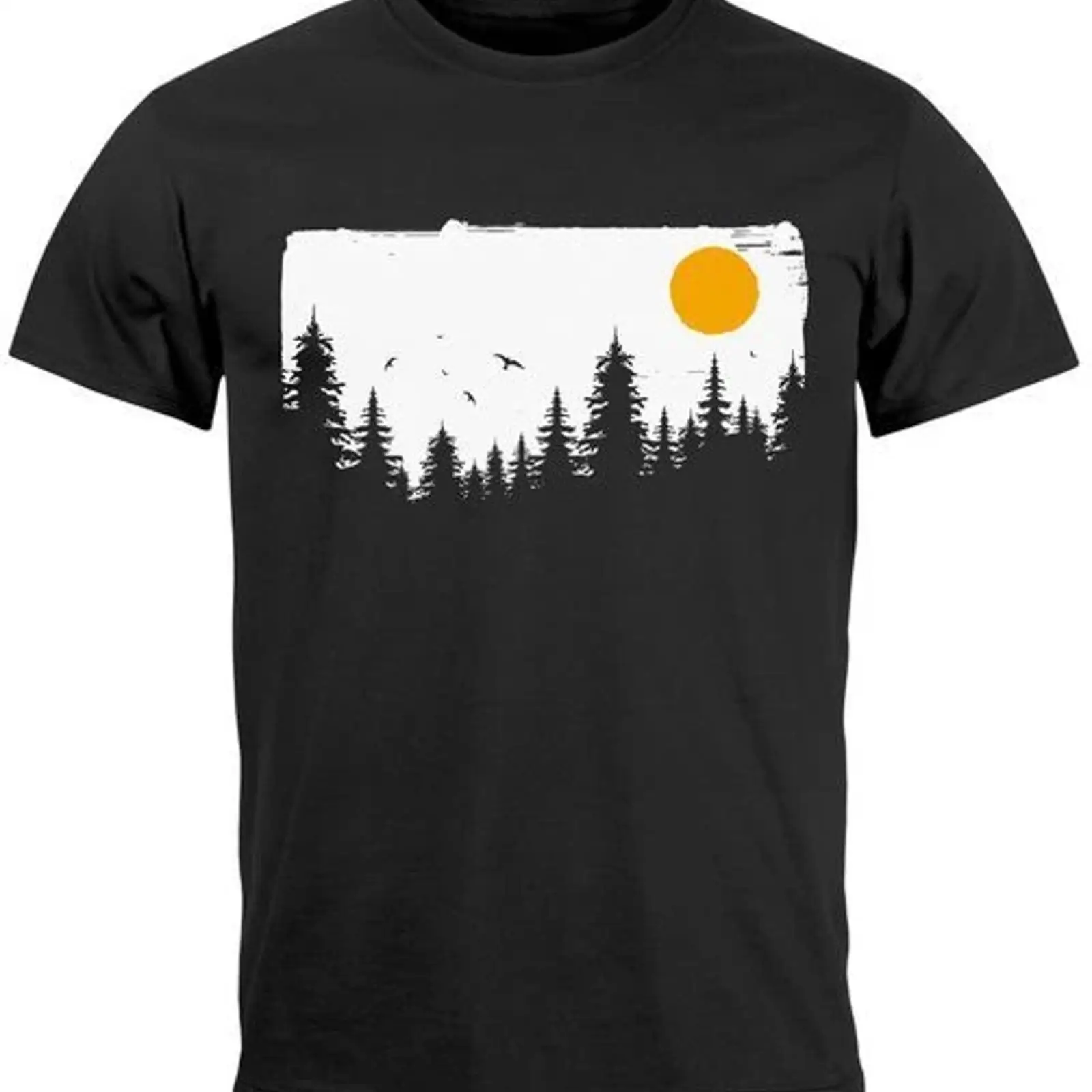 Herren T Shirt Wald Bäume Outd – Vintage Fashion Herren Bewertung und Preis