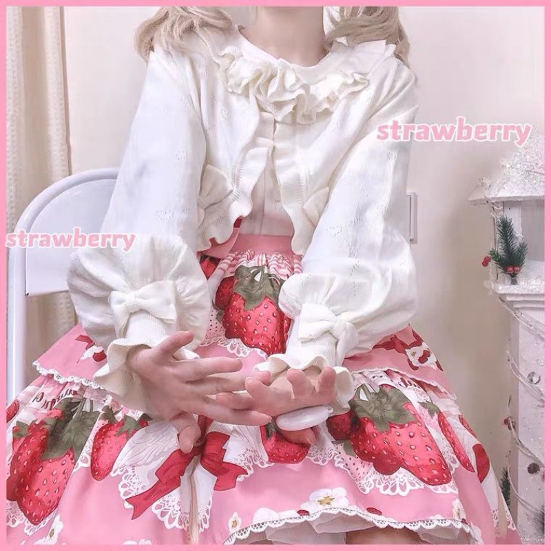 Japanese Lolita Heart Cut-out  – Crop Cardigan Vintage Bewertung und Preis