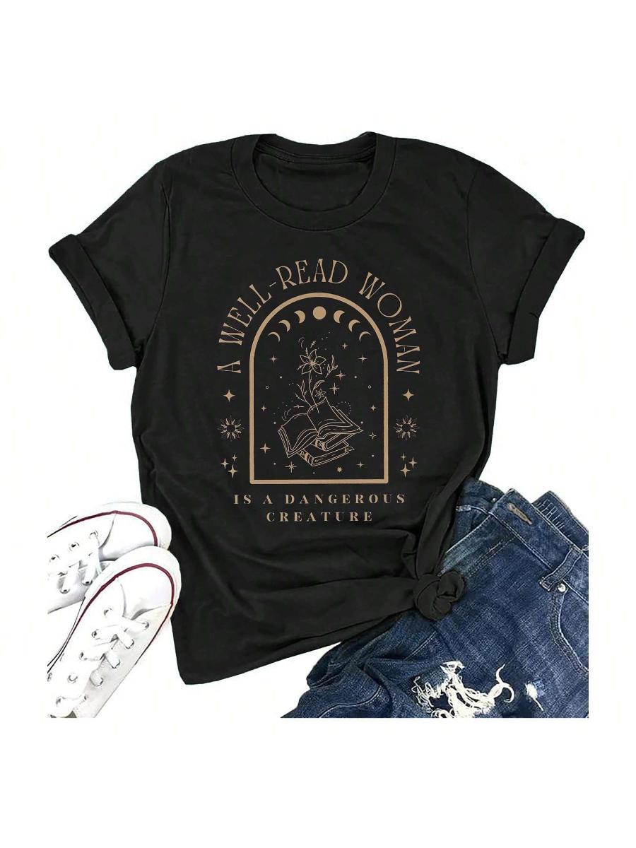 A Well Read Wo T-Shirt Women R – Vintage Fashion Books Bewertung und Preis