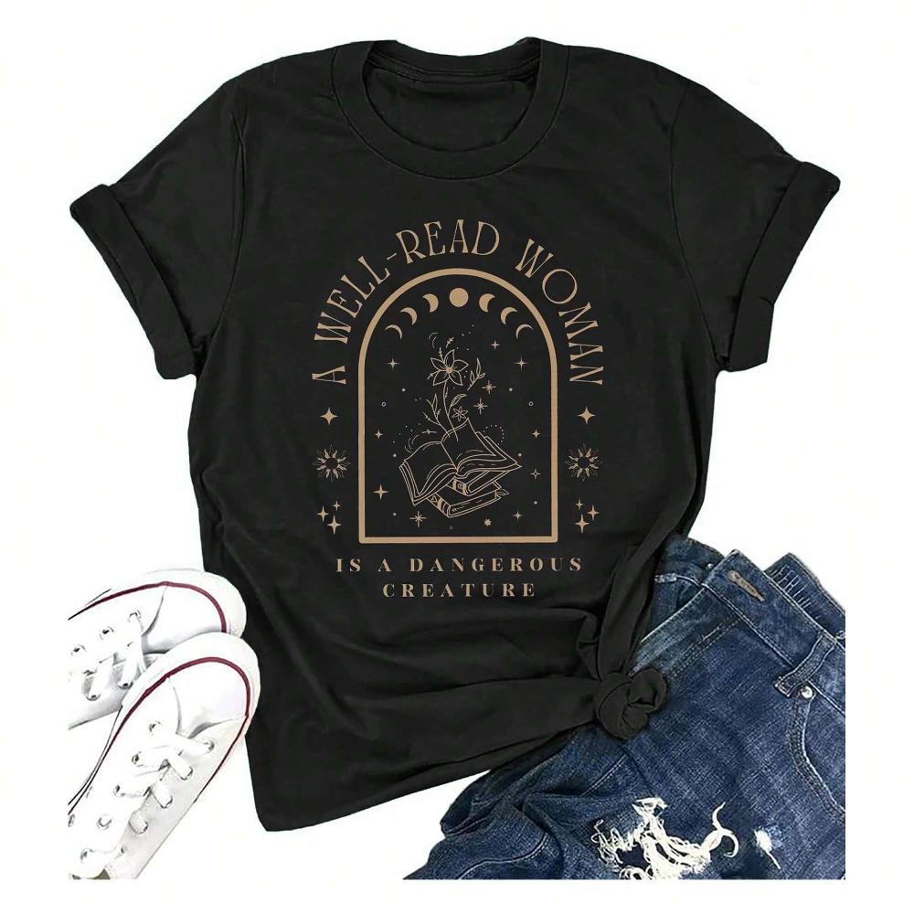 A Well Read Wo T-Shirt Women R – Vintage Fashion Books Bewertung und Preis