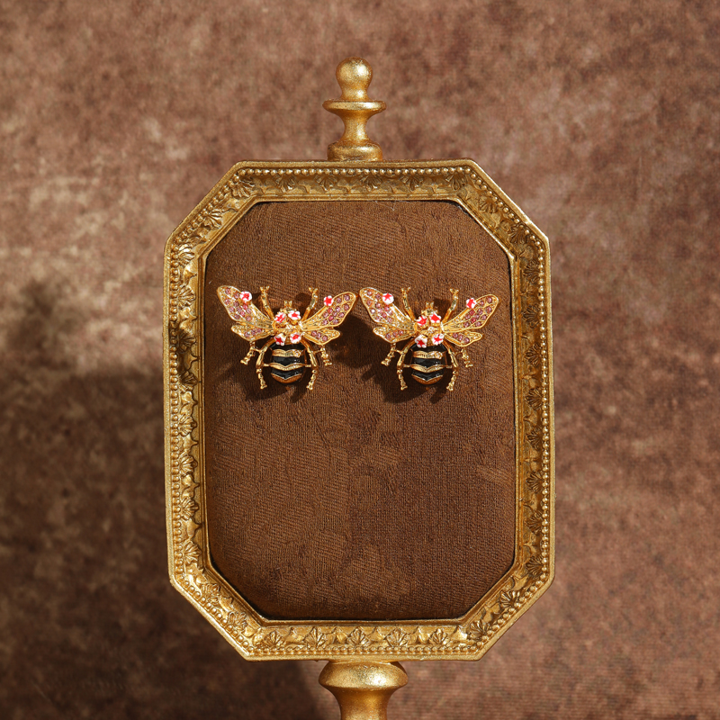 Vintage Enamel Drip Oil Bee Ea – Vintage Fashion Jewelry Brands Bewertung und Preis