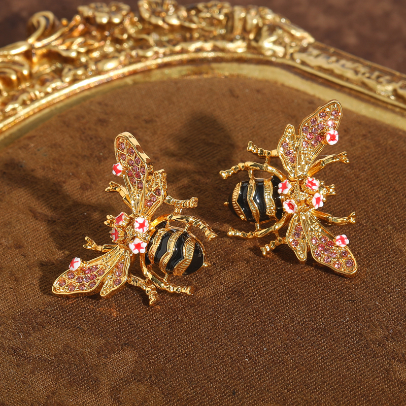 Vintage Enamel Drip Oil Bee Ea – Vintage Fashion Jewelry Brands Bewertung und Preis